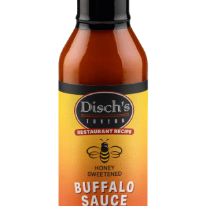 Disch’s Tavern Honey Sweetened Buffalo Sauce Single Bottle